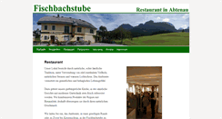 Desktop Screenshot of fischbachstube.at